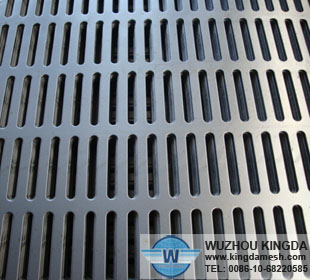 Aluminum slotted perforated sheet