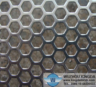 Hexagon hole perforated sheets
