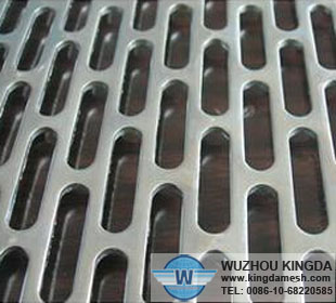 Slotted stainless sheet