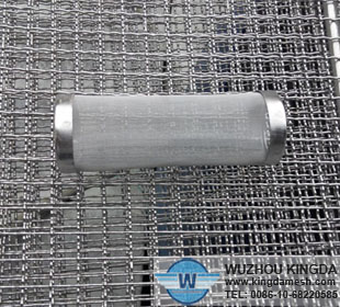 Weave metal mesh tube