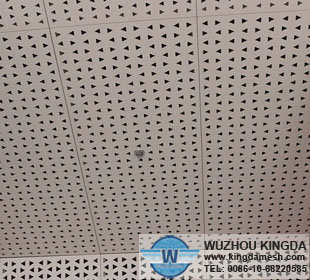 Interior perforated wall panels