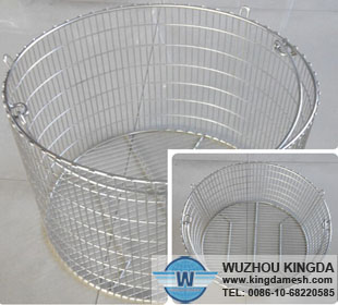Wire mesh round baskets
