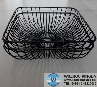 Black wire basket