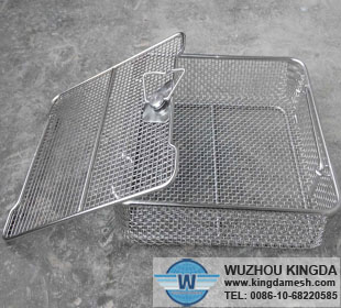 Screen mesh surgical washer trays