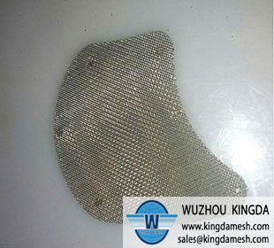 Wire woven filter disc