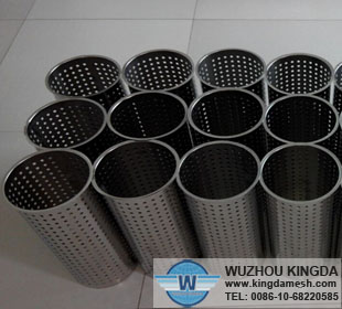 Perforated filter baskets