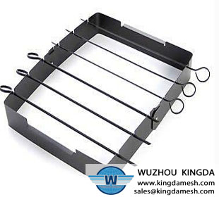 Stainless barbecue grill rack