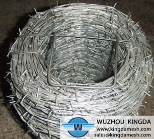 Steel galvanized barbed wire