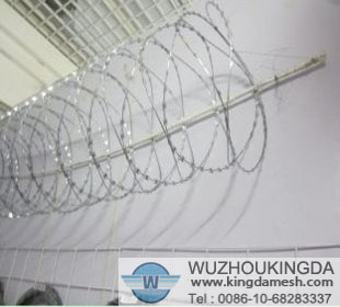 PVC Coated spiral barbed wire