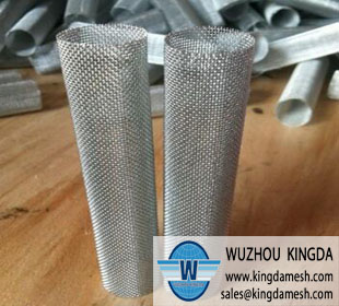 Woven wire mesh tube