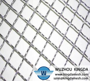 Crimped woven wire screen
