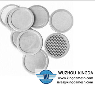 Stainless steel liquid filter disc