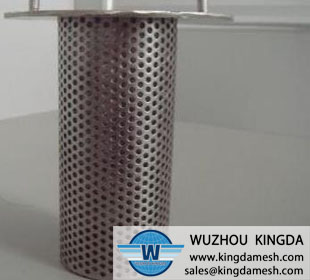 Stainless steel perforated metal pipe