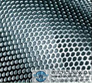 Aluminum plated punched mesh