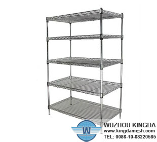Multifunction metal kitchen wire shelf