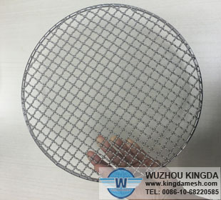 Metal grid wire barbecue rack