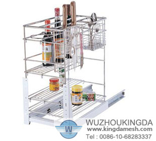Kitchen wire storage shelf