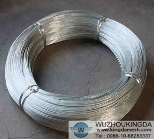 Electro galvanized binding wire