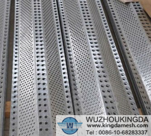 Anti-wind and dust perforated sheet