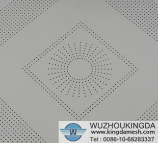 Micron hole perforated plate