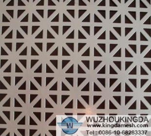 Decorative stainless steel perforated sheet