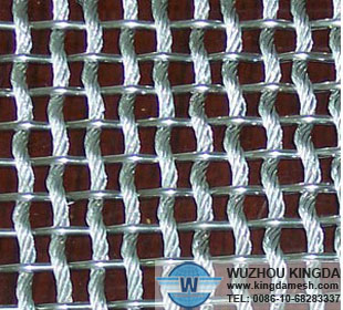 Decorative wire mesh panel