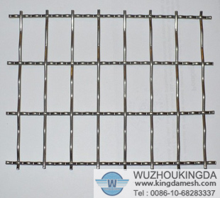 Plain woven stainless steel crimped mesh