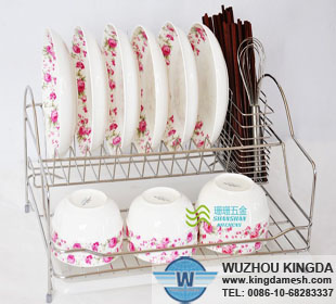 Kitchen plate rack
