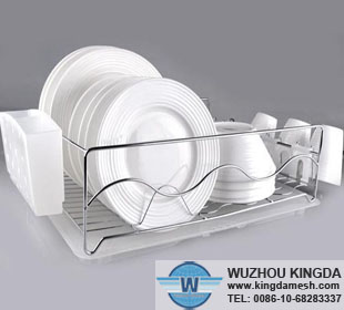 Mini stainless steel dish rack