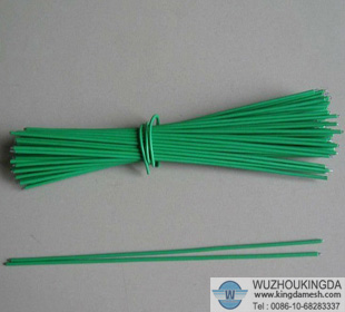 PVC coated straight cut wire