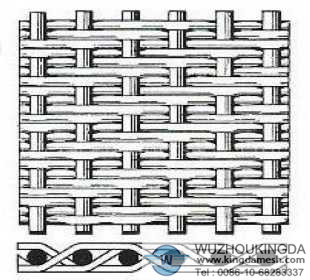 Twilled Dutch Weave stainless steel wire mesh