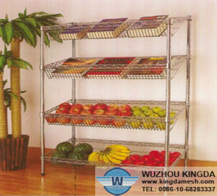Store wire rack shelves