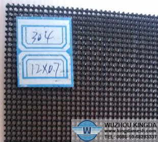 Stainless steel window security screen