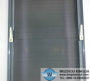 Anti-theft stainless door screen