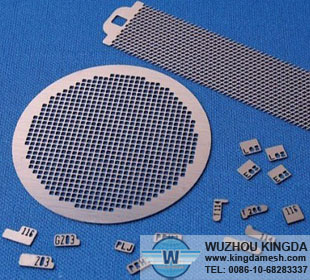 Metal etching mesh