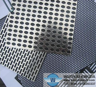 Perforated stainless mesh sheet