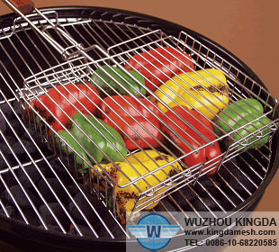 Stainless steel grill baskets