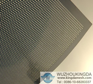 Perforated screen plate