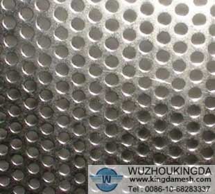powder coated perforated plate