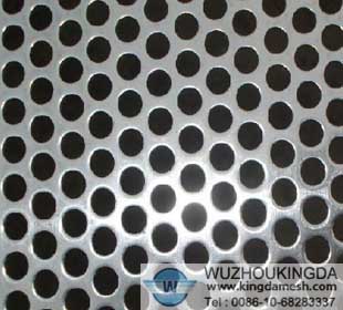 Round hole stainless steel perforated sheet