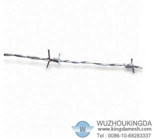 5 inches barbed distance barbed wire