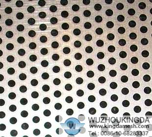 Perforated stainless steel