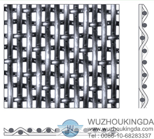 Quadruple twilled weave stainless steel wire mesh