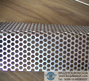 Perforated metal panel