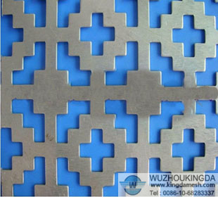 Steel perforated metal sheet