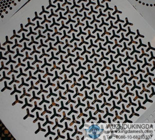 Perforated decorative metal