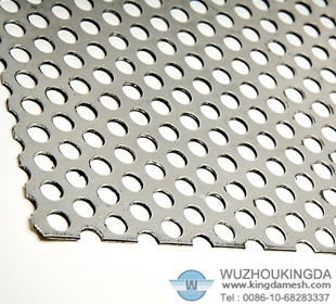 Perforated stainless steel