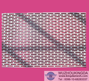 Steel perforated sheet
