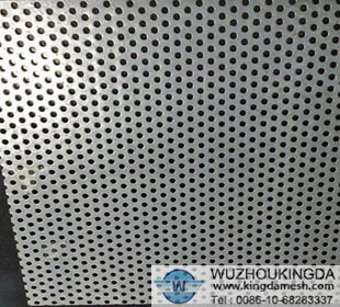 Galvanized steel perforated metal