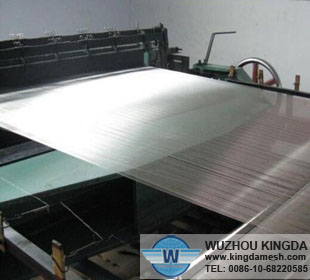 Stainless steel woven cloth